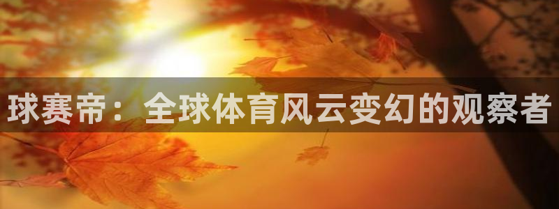 球速体育棋牌:球赛帝:全球体育风云变幻的观察者